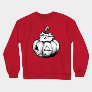 Pumpkin Kitten Crewneck Sweatshirt